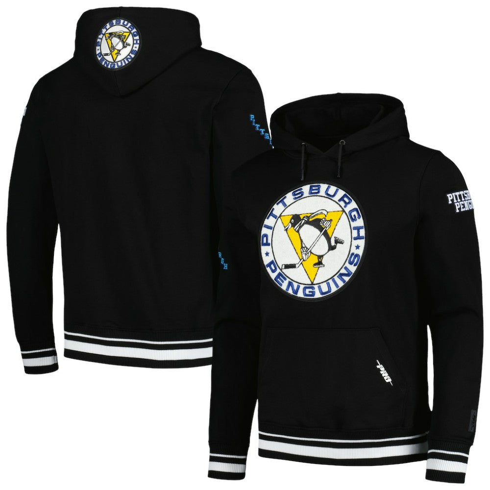 Pittsburgh Penguins Pro Standard Retro Classic Fleece Pullover Hoodie Black
