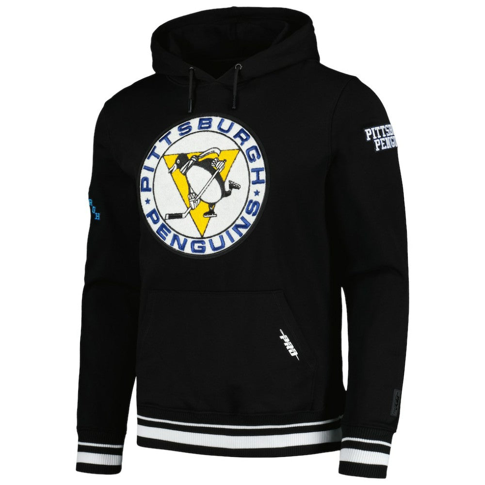 Pittsburgh Penguins Pro Standard Retro Classic Fleece Pullover Hoodie Black
