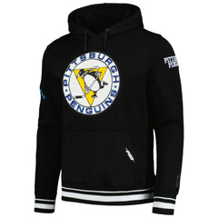 Pittsburgh Penguins Pro Standard Retro Classic Fleece Pullover Hoodie Black