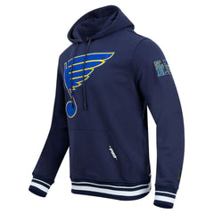 St. Louis Blues - Pro Standard Retro Classic Fleece Pullover Hoodie Navy