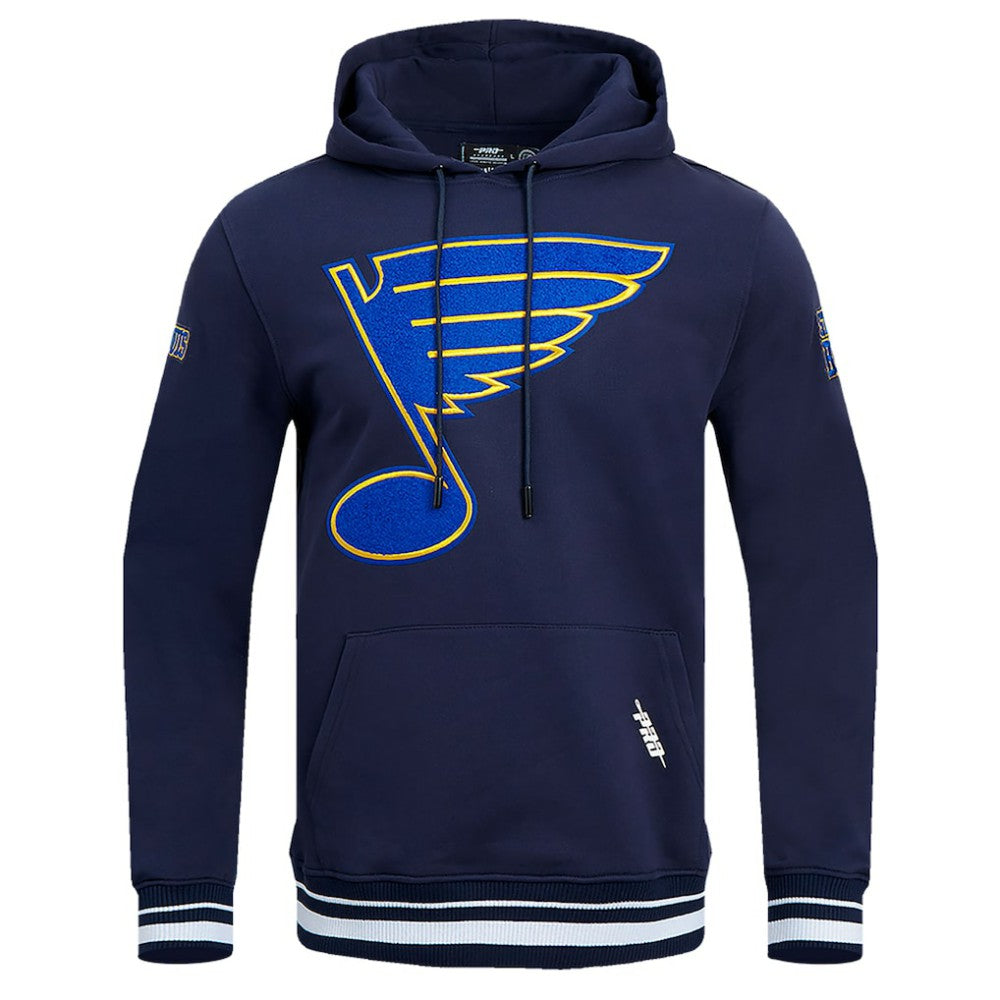 St. Louis Blues - Pro Standard Retro Classic Fleece Pullover Hoodie Navy