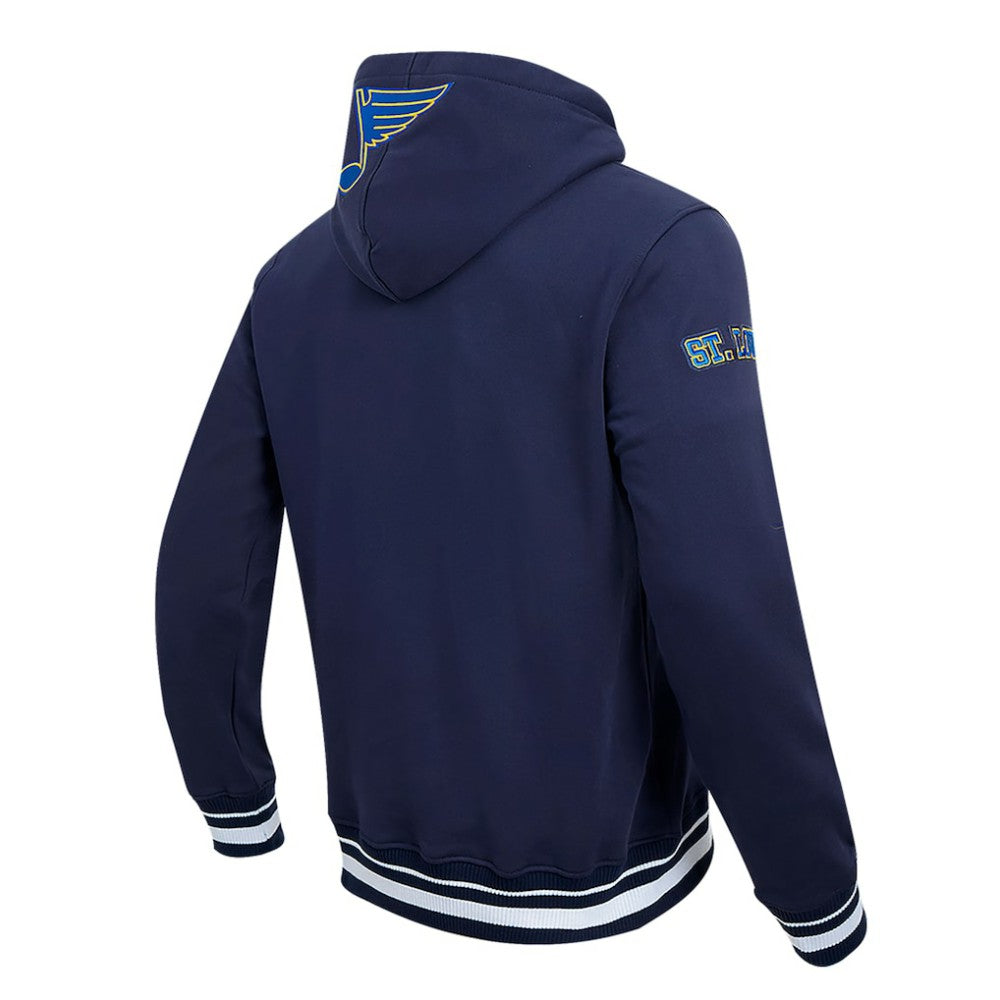 St. Louis Blues - Pro Standard Retro Classic Fleece Pullover Hoodie Navy