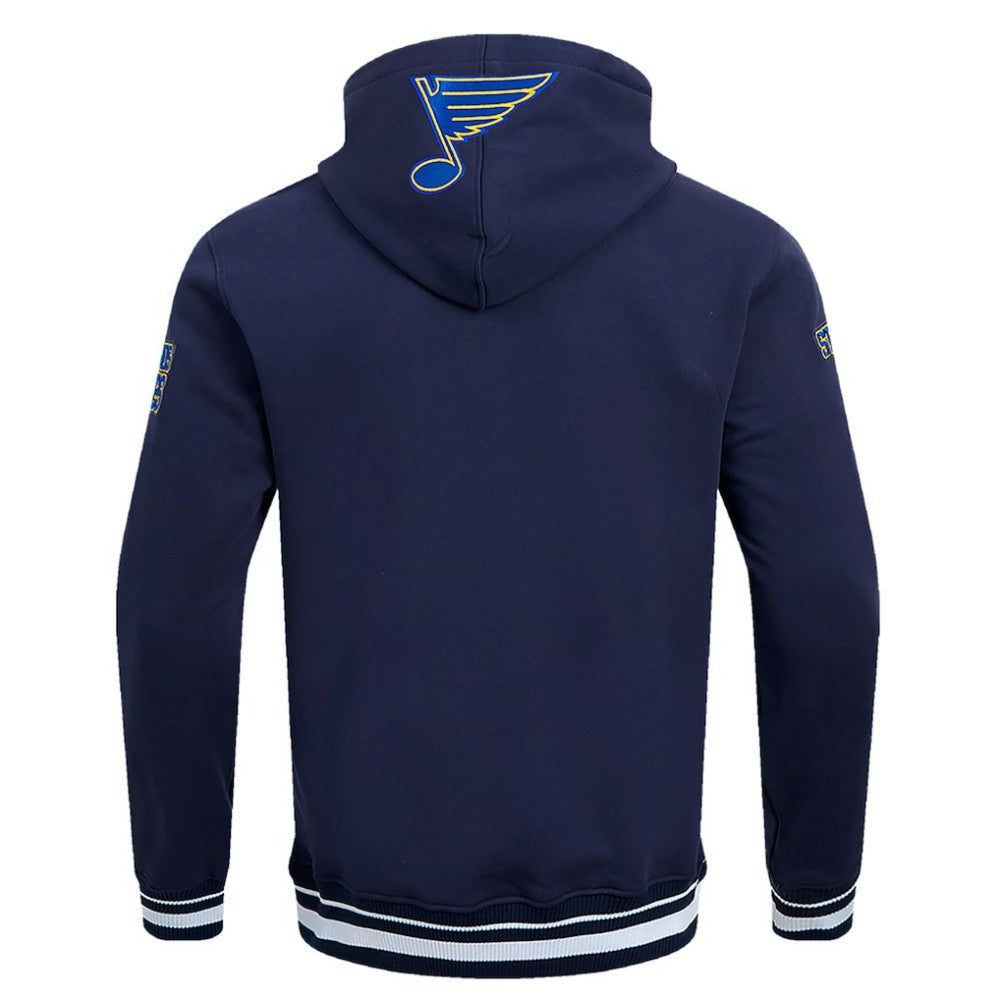 St. Louis Blues - Pro Standard Retro Classic Fleece Pullover Hoodie Navy