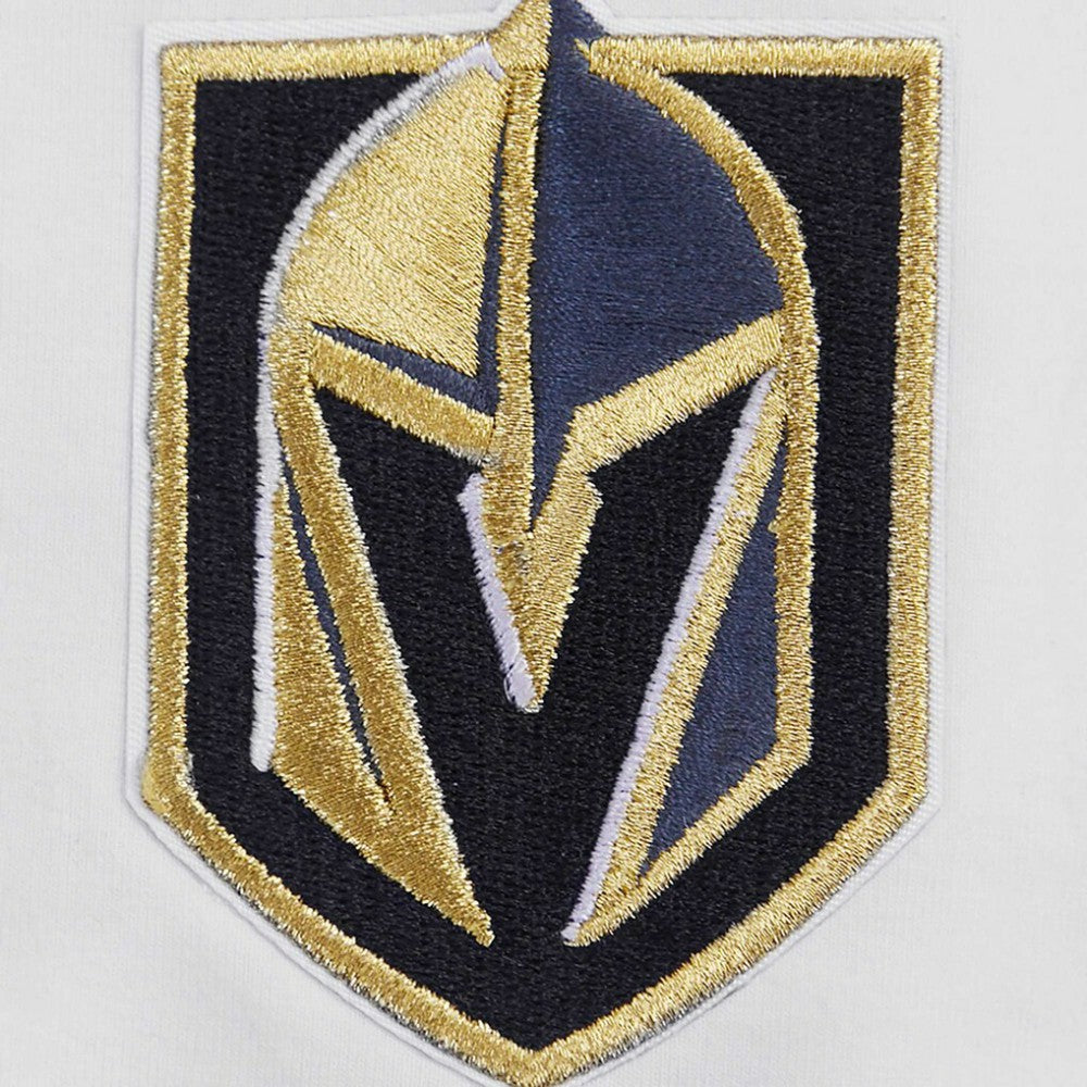 Vegas Golden Knights Pro Standard Women's Boxy Script Tail Cropped T-Shirt White