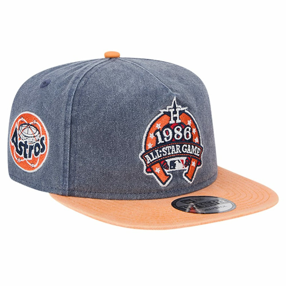 Houston Astros New Era 1986 MLB All-Star Game Pigment Dye Golfer  Snapback Hat Lifestyle