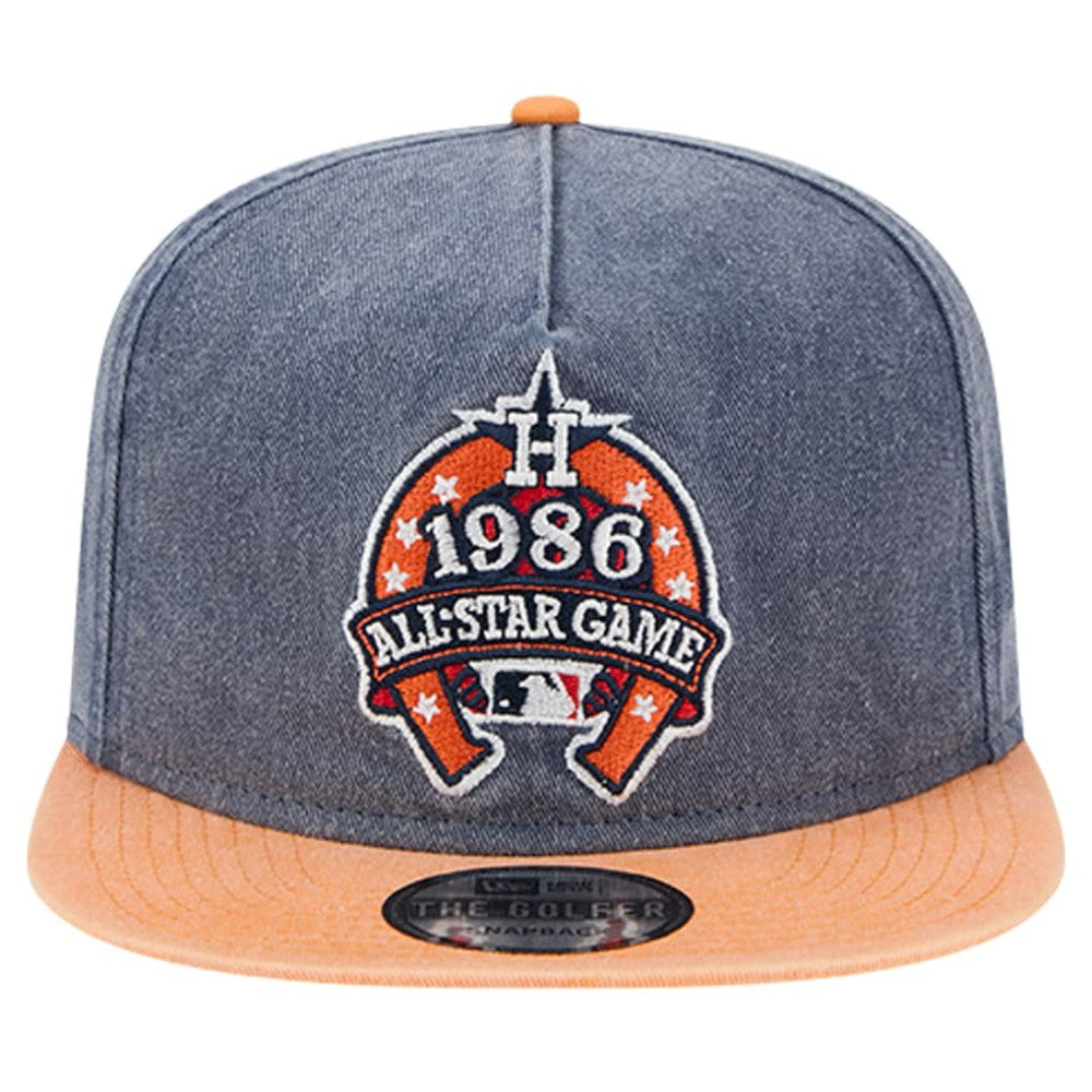 Houston Astros New Era 1986 MLB All-Star Game Pigment Dye Golfer  Snapback Hat Lifestyle