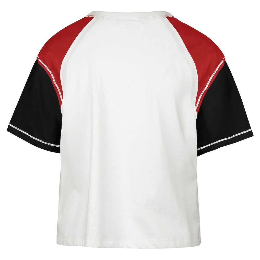 47 brand - Chicago Bulls '47 Women's Premier Raglan Cropped T-Shirt - Cream