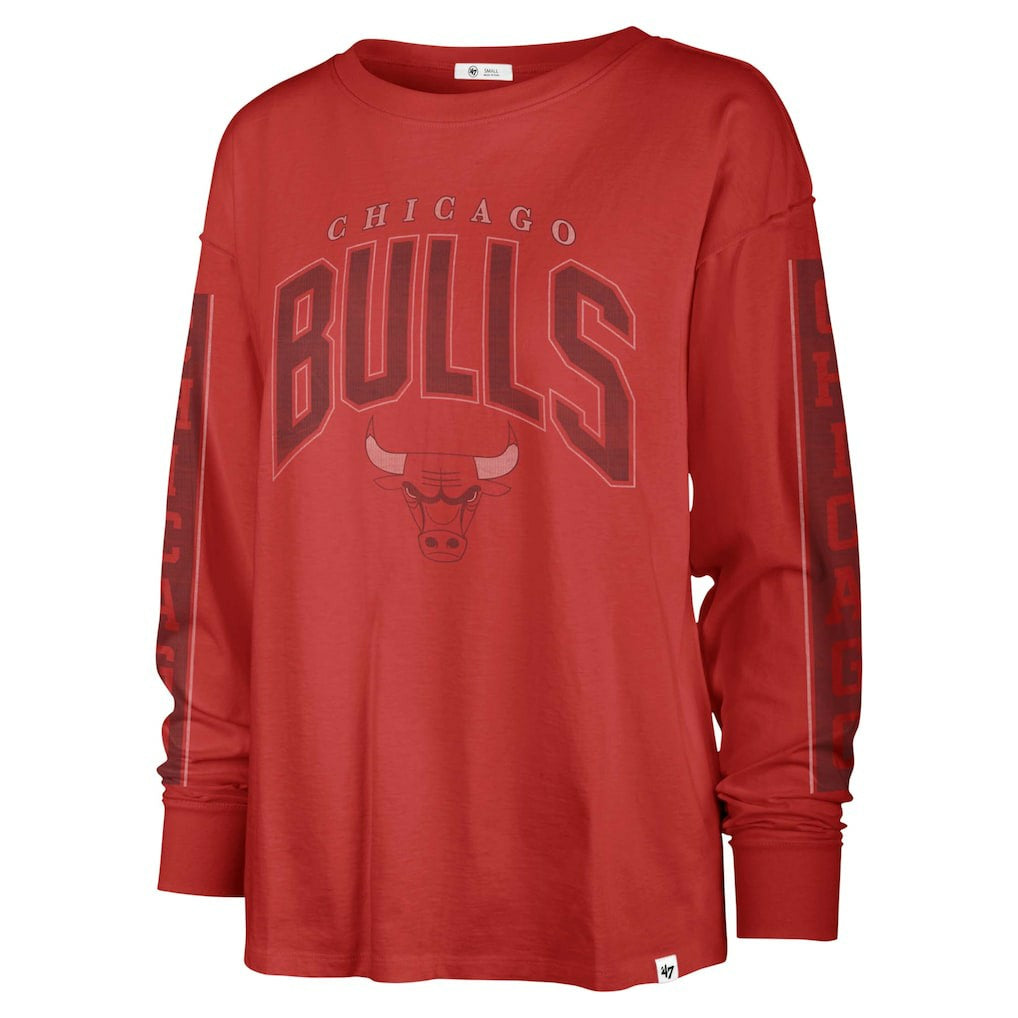 47 brand - Chicago Bulls '47 Women's Tomcat Long Sleeve T-Shirt - Red
