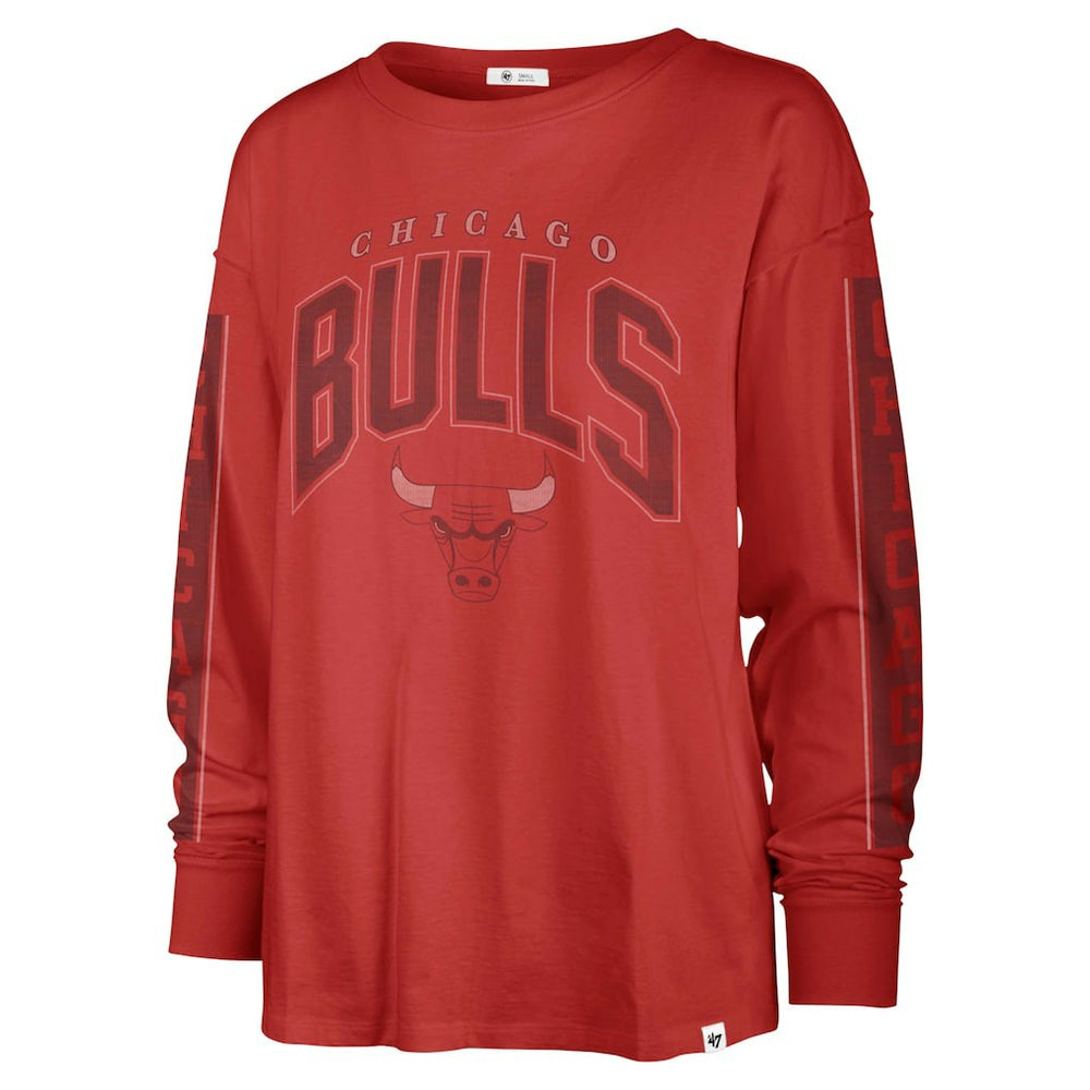 47 brand - Chicago Bulls '47 Women's Tomcat Long Sleeve T-Shirt - Red