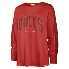 47 brand - Chicago Bulls '47 Women's Tomcat Long Sleeve T-Shirt - Red