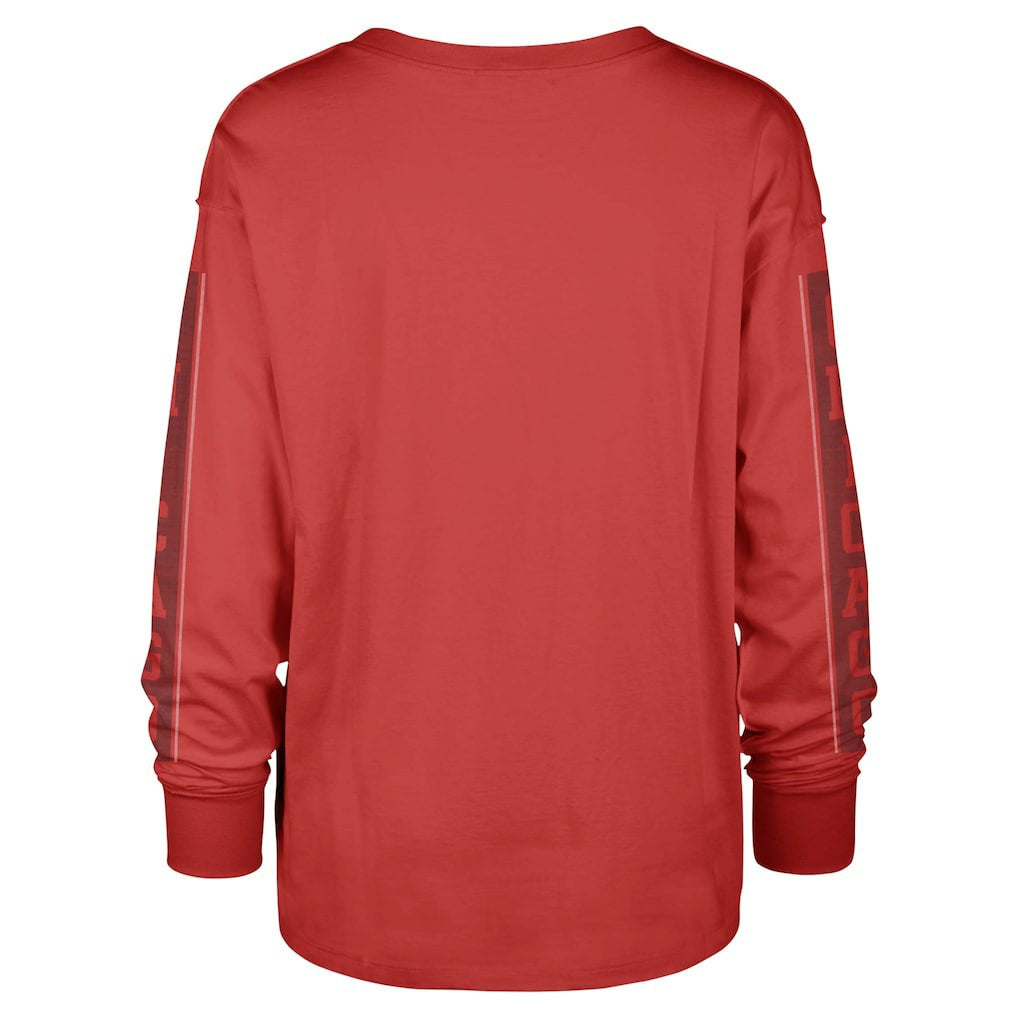 47 brand - Chicago Bulls '47 Women's Tomcat Long Sleeve T-Shirt - Red