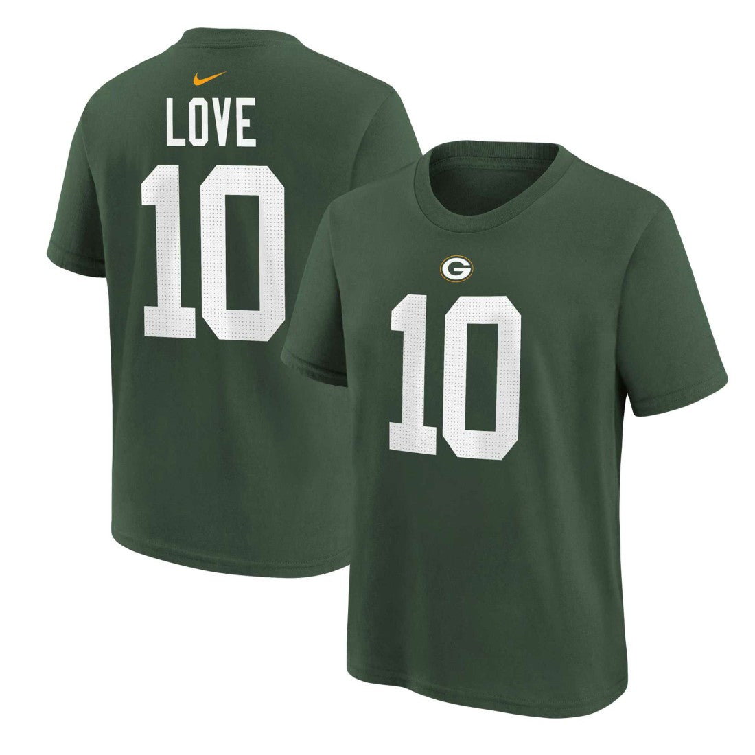 Jordan Love Green Bay Packers Preschool Player Name & Number T-Shirt Green - Nike