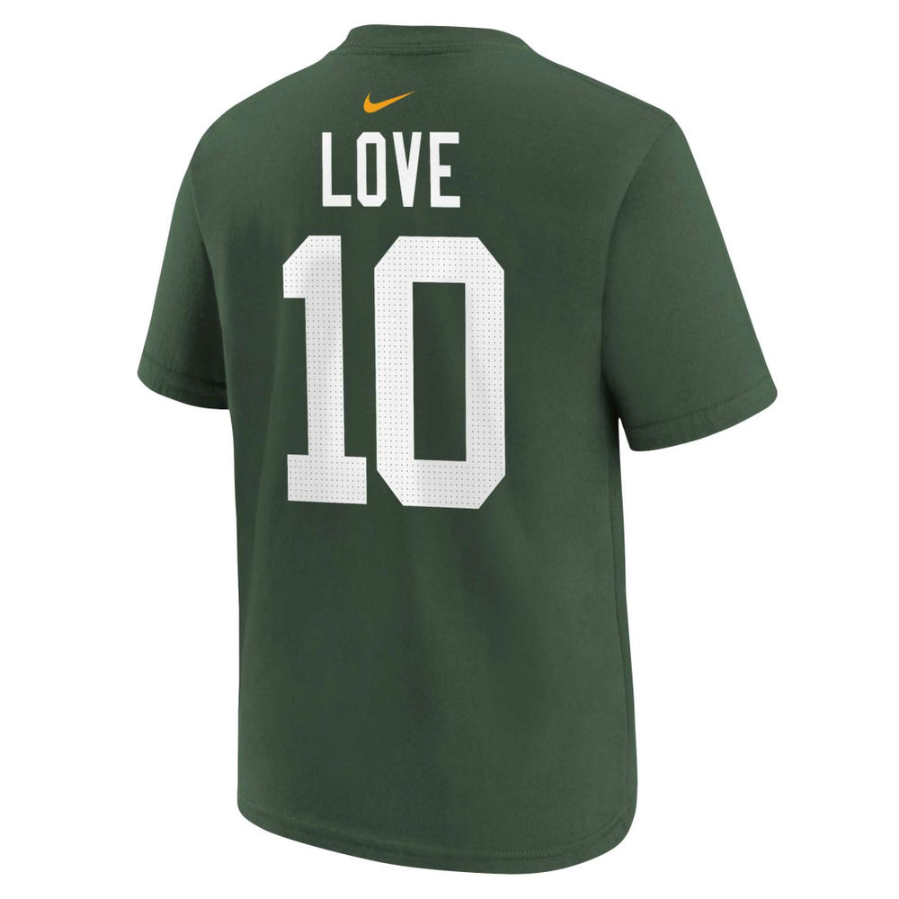 Jordan Love Green Bay Packers Youth Player Name & Number T-Shirt Green - Nike