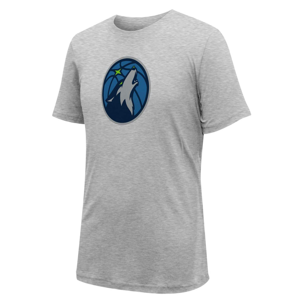 NBA - Minnesota Timberwolves Stadium Essentials Unisex Primary Logo T-Shirt - Gray