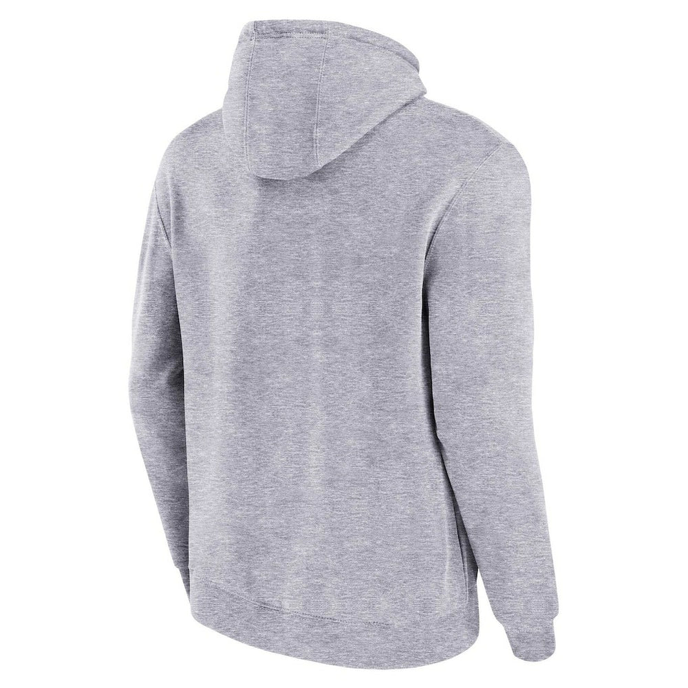 Philadelphia Eagles Pocket Passer Pullover Hoodie Heather Gray - Mitchell & Ness