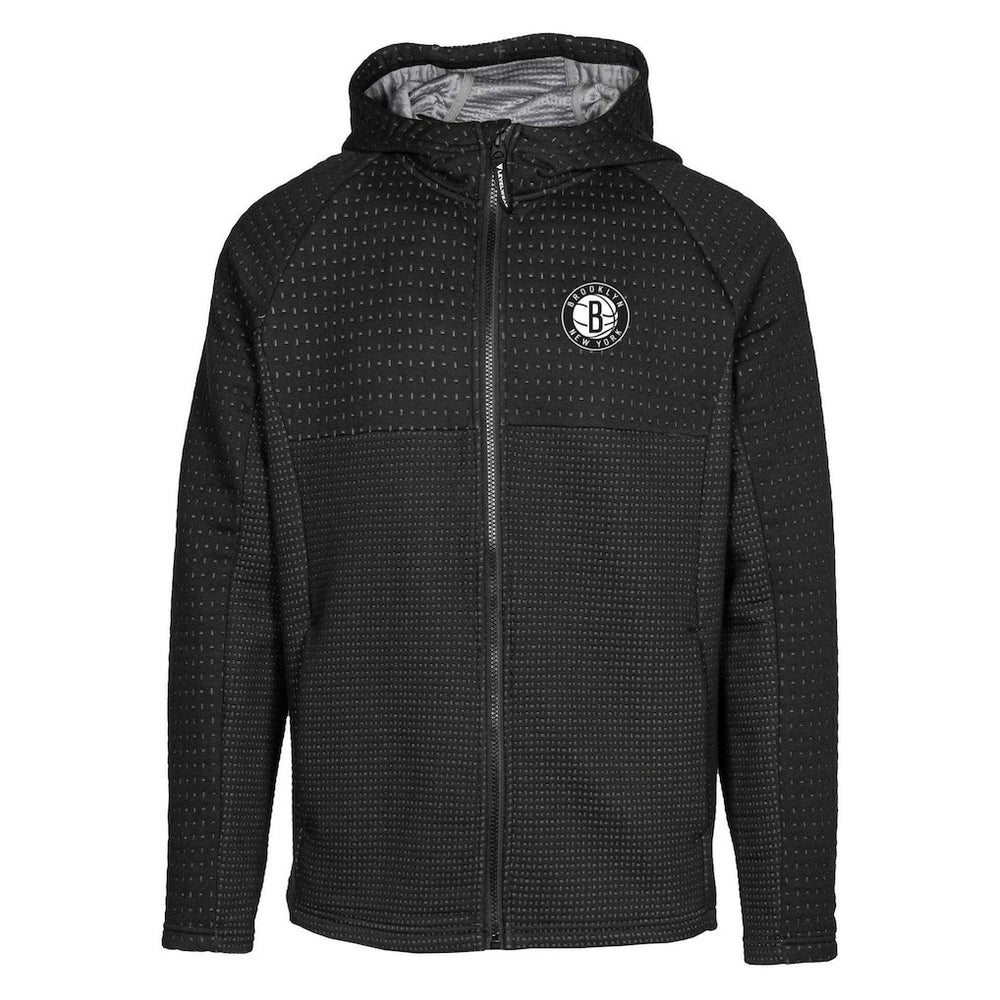 NBA - Brooklyn Nets Levelwear Durham Insignia Core Full-Zip Hoodie - Black