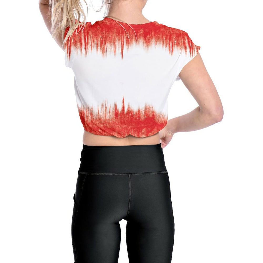 Kansas City Chiefs Certo Women's Cropped Framework T-Shirt White - NFL