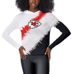 Kansas City Chiefs Certo Women's Rundown Lightweight Pullover Hoodie White - NFL