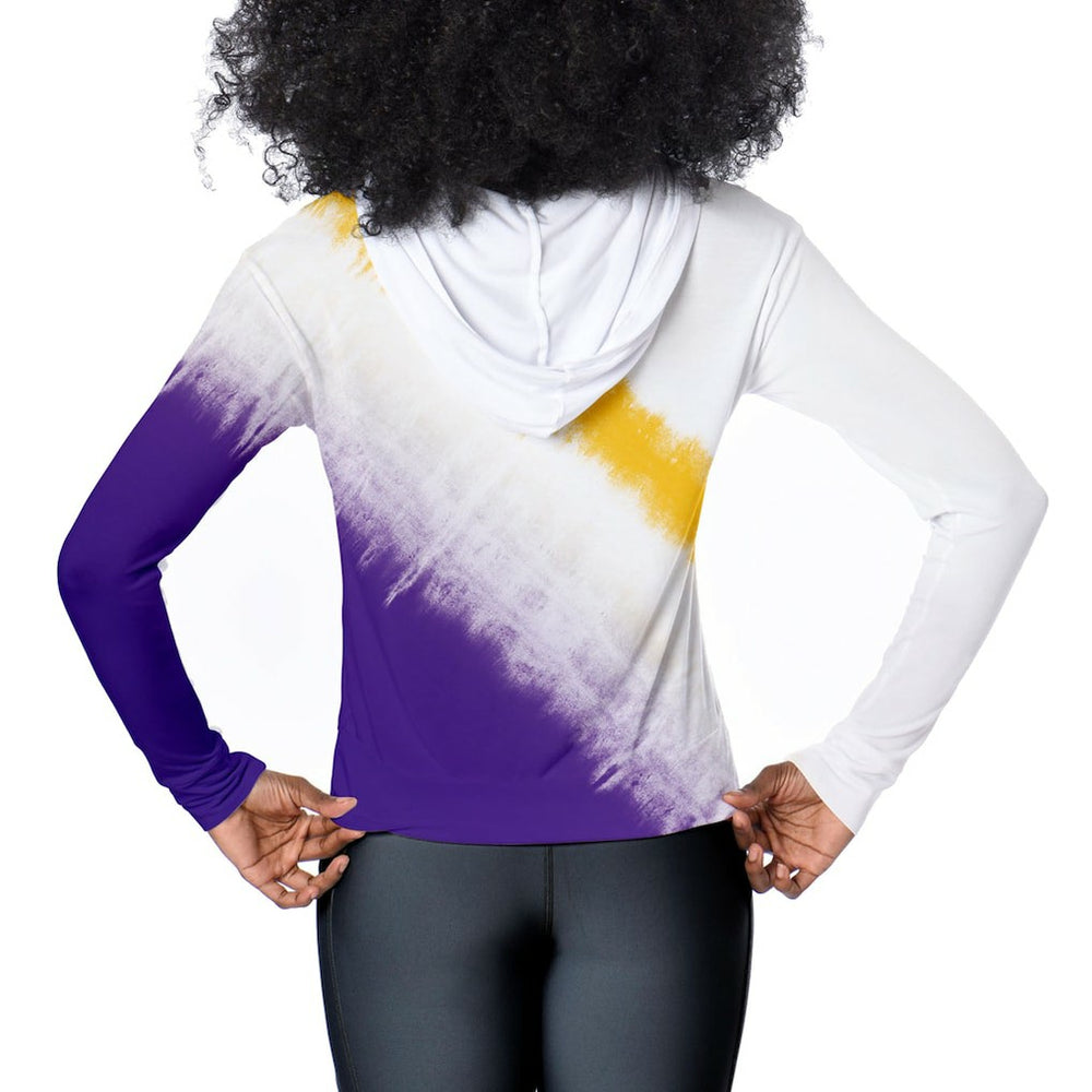 Minnesota Vikings Certo Women's Rundown Lightweight Pullover Hoodie White - NFL