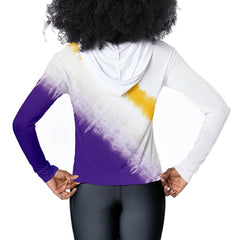 Minnesota Vikings Certo Women's Rundown Lightweight Pullover Hoodie White - NFL