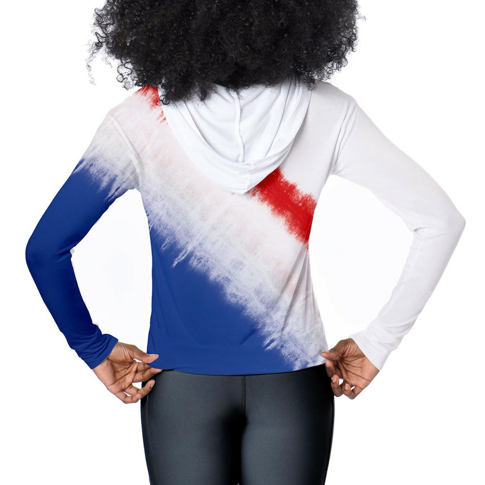 New York Giants Certo Women's Rundown Lightweight Pullover Hoodie White - NFL