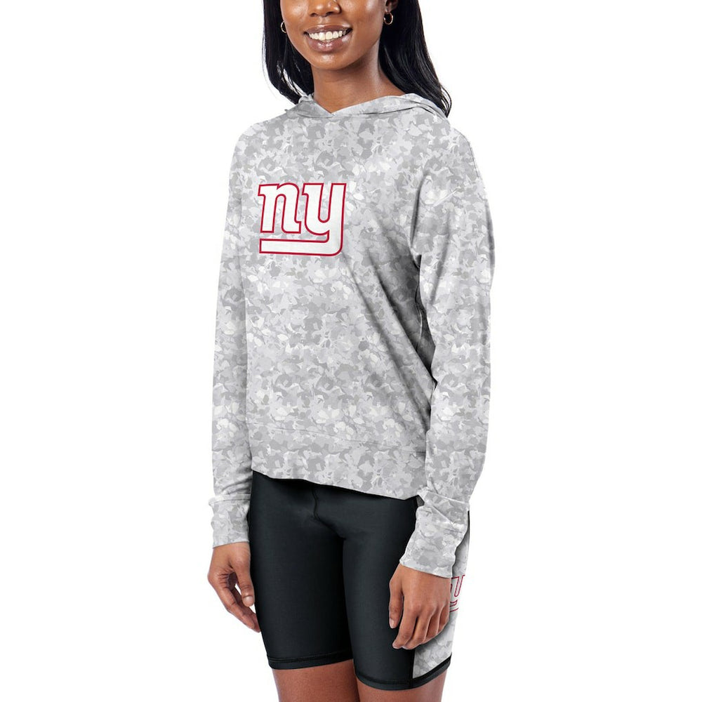 New York Giants Certo Women's Session Pullover Hoodie Gray - NFL