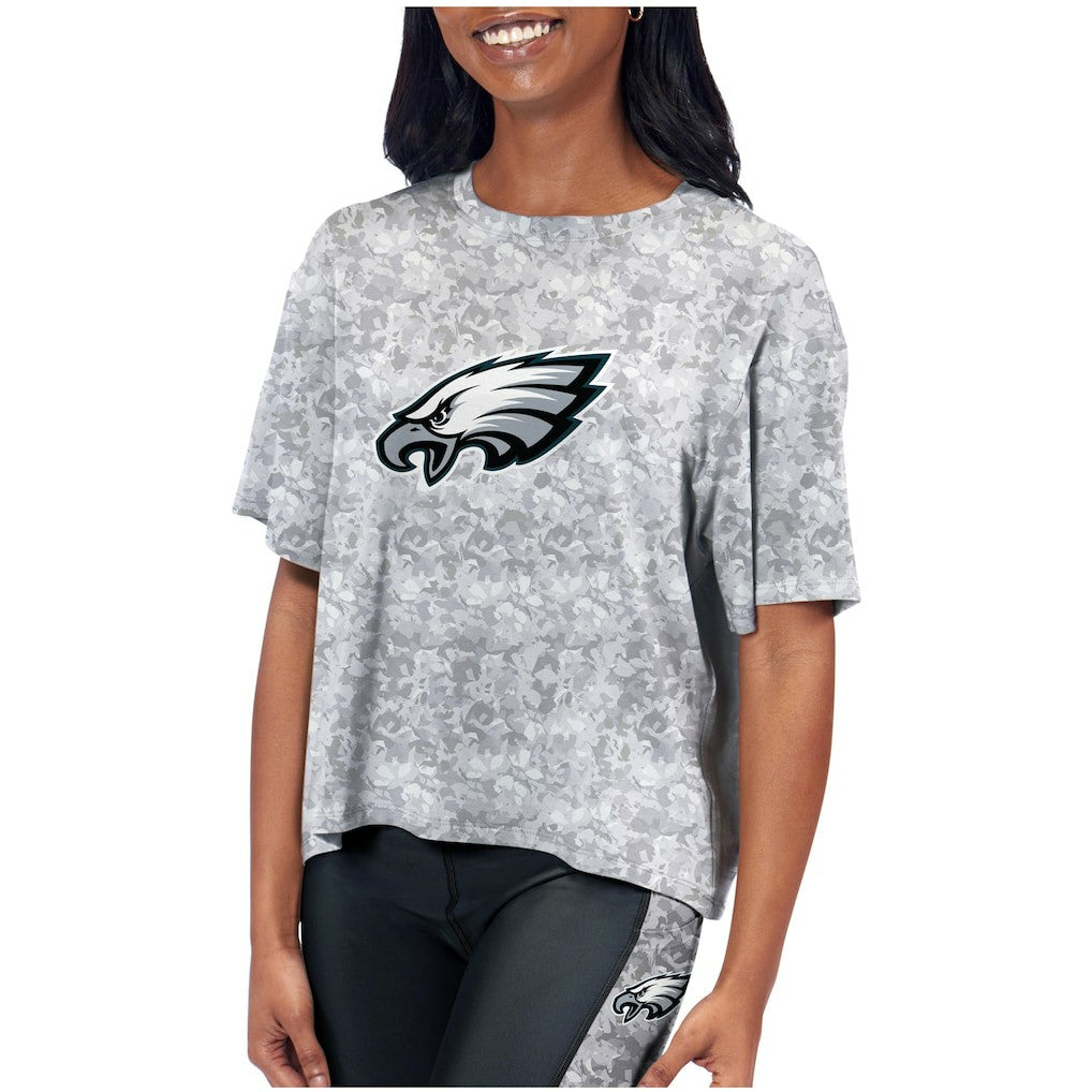 Philadelphia Eagles Certo Women's Turnout T-Shirt Gray - NFL
