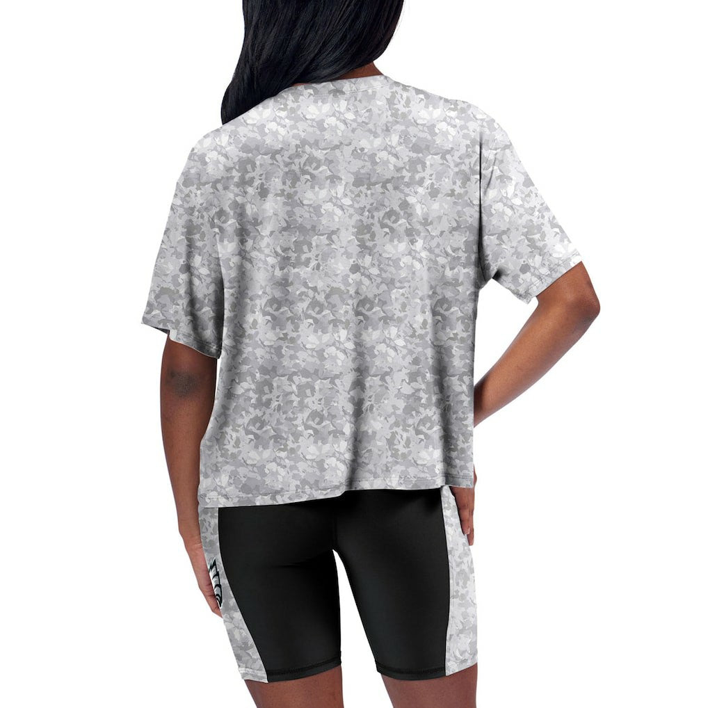 Philadelphia Eagles Certo Women's Turnout T-Shirt Gray - NFL