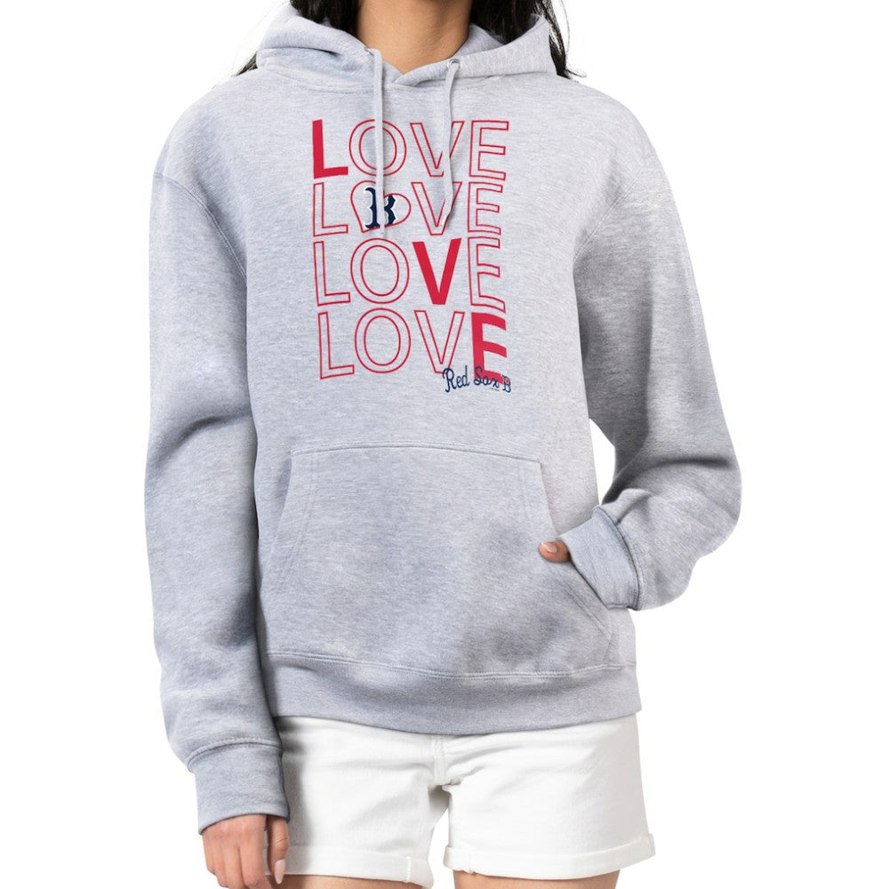 Boston Red Sox G-III 4Her by Carl Banks Women's Love Graphic Fleece Hoodie Online