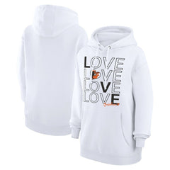 Baltimore Orioles G-III 4Her by Carl Banks Women's Love Graphic Fleece Hoodie for sale