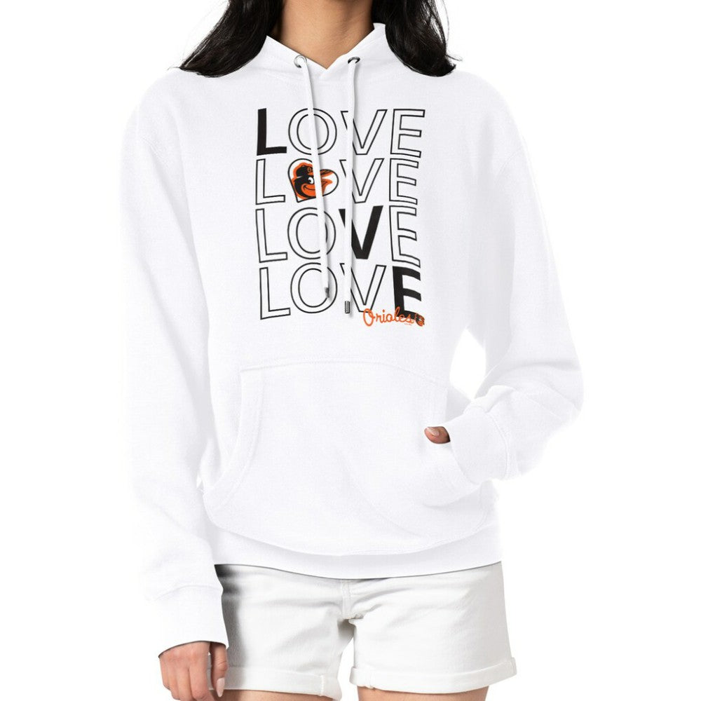 Baltimore Orioles G-III 4Her by Carl Banks Women's Love Graphic Fleece Hoodie for sale
