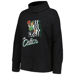 NBA - Boston Celtics Levelwear Women's Sunset Pullover Sweatshirt - Black
