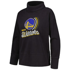 NBA - Golden State Warriors Levelwear Women's Sunset Pullover Sweatshirt - Black