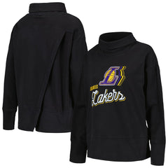 NBA - Los Angeles Lakers Levelwear Women's Sunset Pullover Sweatshirt - Black