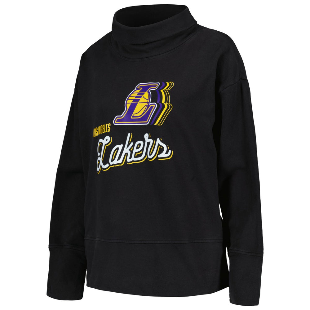 NBA - Los Angeles Lakers Levelwear Women's Sunset Pullover Sweatshirt - Black
