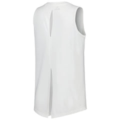 NBA - Golden State Warriors Levelwear Women's Paisley Peekaboo Tank Top - White