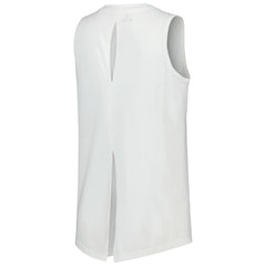 NBA - Los Angeles Lakers Levelwear Women's Paisley Peekaboo Tank Top - White