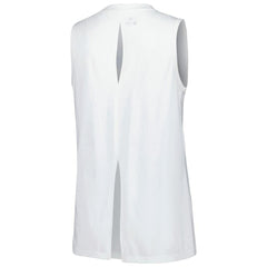 NBA - Dallas Mavericks Levelwear Women's Paisley Peekaboo Tank Top - White
