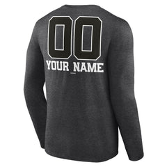 Milwaukee Brewers Personalized Monochrome Name & Number Long Sleeve T-Shirt discount