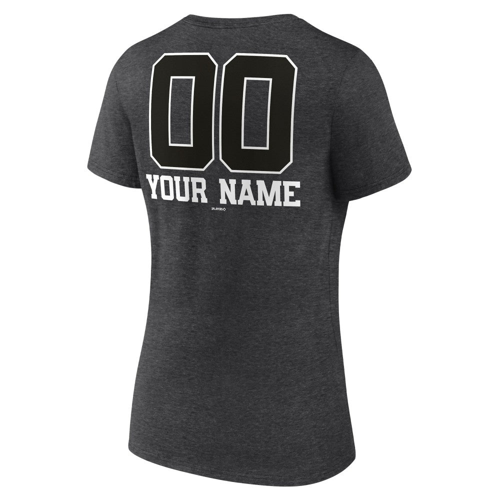 Minnesota Twins Women's Personalized Monochrome Name & Number V-Neck T-Shirt discount