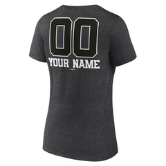 Minnesota Twins Women's Personalized Monochrome Name & Number V-Neck T-Shirt discount