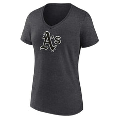 Athletics Women's Personalized Monochrome Name & Number V-Neck T-Shirt for sale