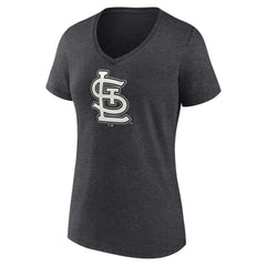St. Louis Cardinals Women's Personalized Monochrome Name & Number V-Neck T-Shirt On Sale