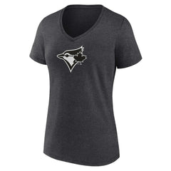 Toronto Blue Jays Women's Personalized Monochrome Name & Number V-Neck T-Shirt On Sale
