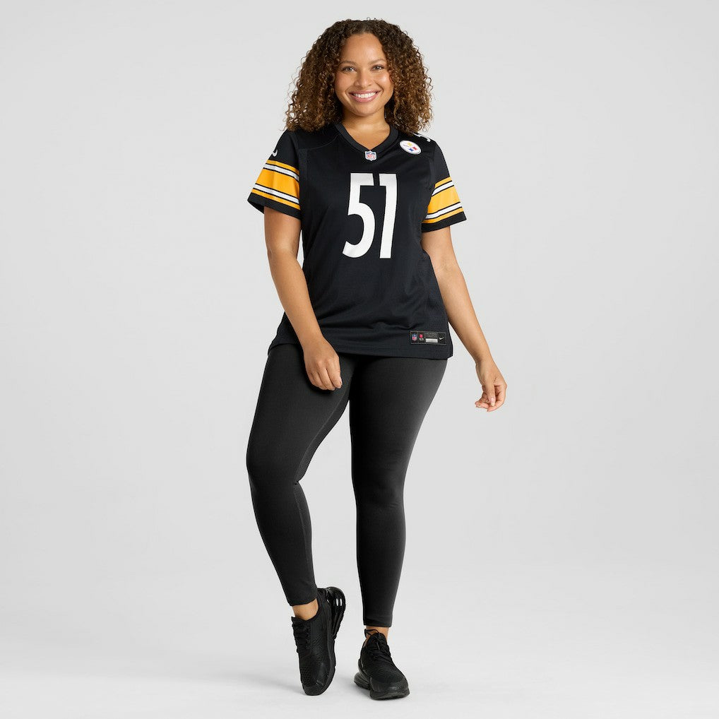 Nick Herbig Pittsburgh Steelers Women's Game Jersey Black - Nike