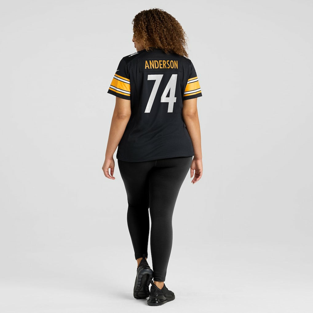 Spencer Anderson Pittsburgh Steelers Women's Game Jersey Black - Nike