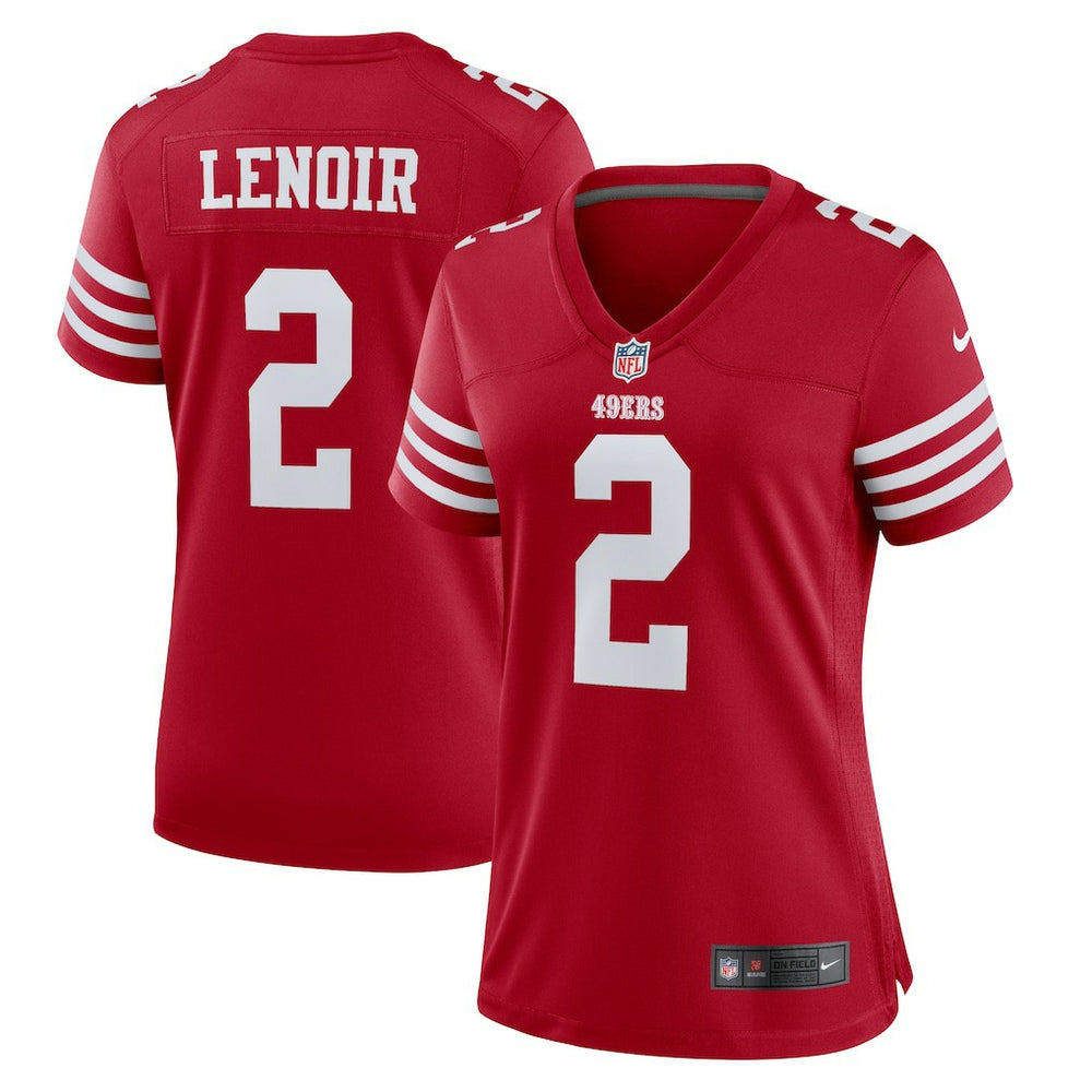 Deommodore Lenoir San Francisco 49ers Women's Game Jersey Scarlet - Nike