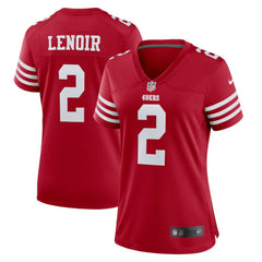 Deommodore Lenoir San Francisco 49ers Women's Game Jersey Scarlet - Nike
