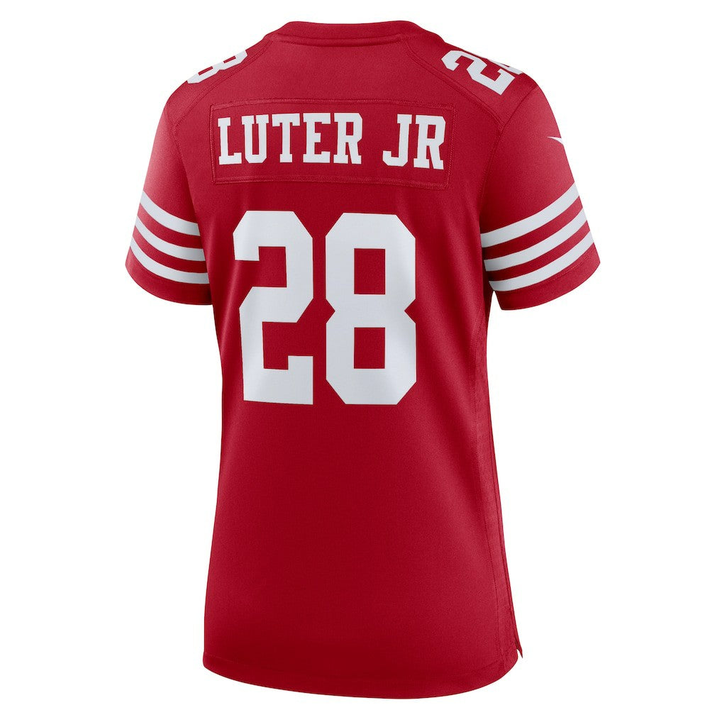 Darrell Luter Jr. San Francisco 49ers Women's Game Jersey Scarlet - Nike