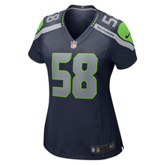 Derick Hall Seattle Seahawks Women's Team Game Jersey College College Navy - Nike
